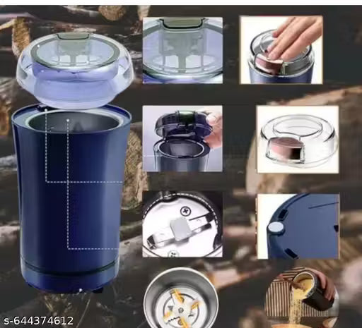 Manual & Electric Coffee Grinder – Stainless Steel Portable Bean & Spice Grinder