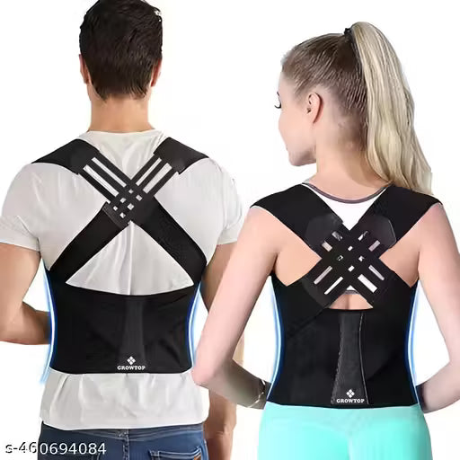 Neoprene Posture Corrector Belt – Back & Shoulder Support (Universal Size 32–38)