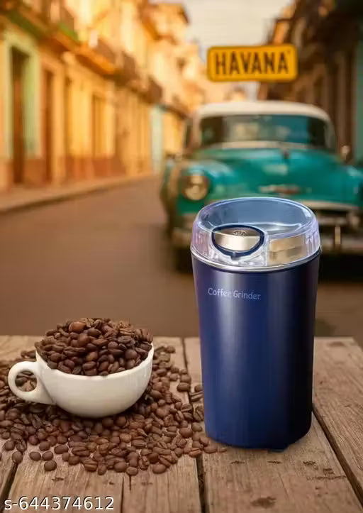 Manual & Electric Coffee Grinder – Stainless Steel Portable Bean & Spice Grinder